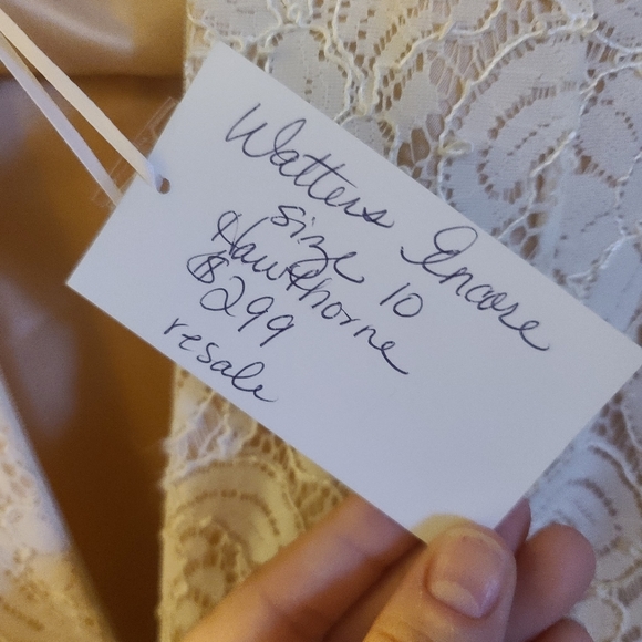 Encore Sheath Wedding Gown - Picture 3 of 13